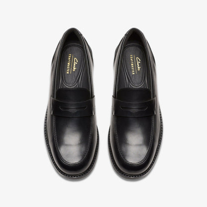 Clarks Craft Arlo Lo Black Leather