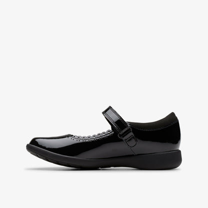 Clarks Etch Pure Kid Black Patent
