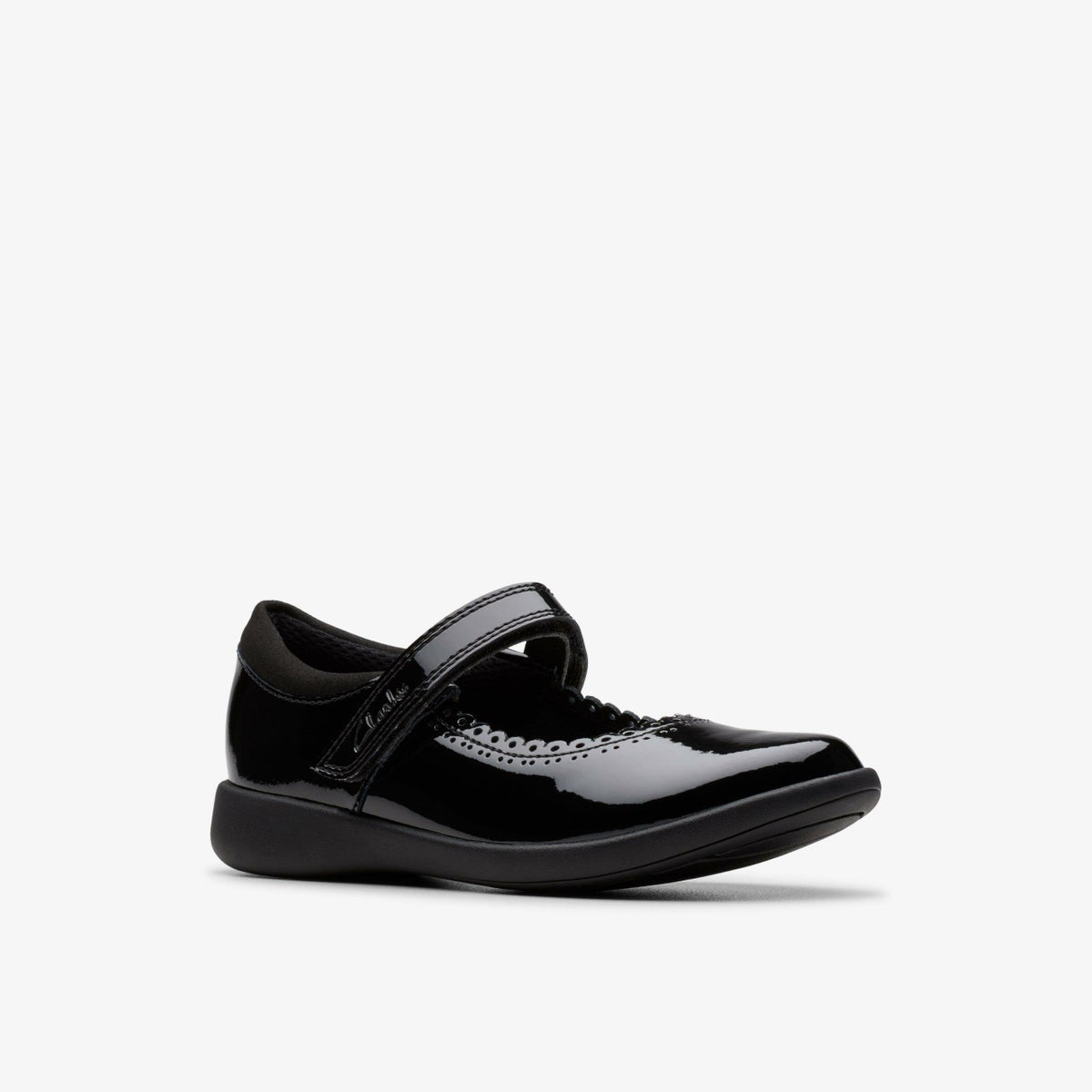 Clarks Etch Pure Kid Black Patent