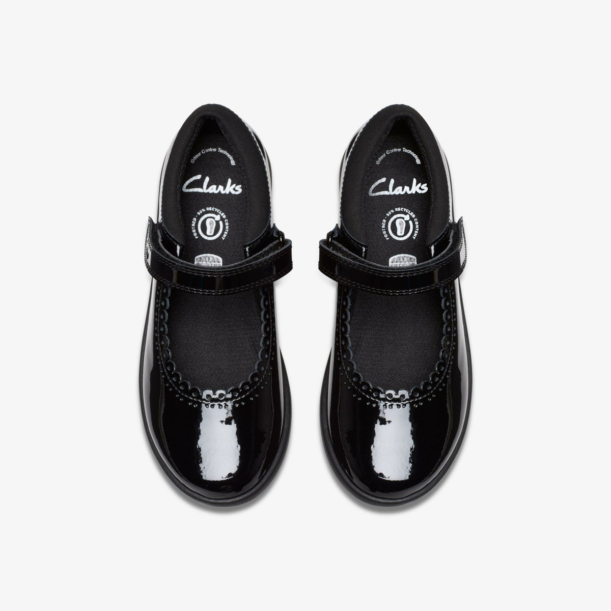 Clarks Etch Pure Kid Black Patent