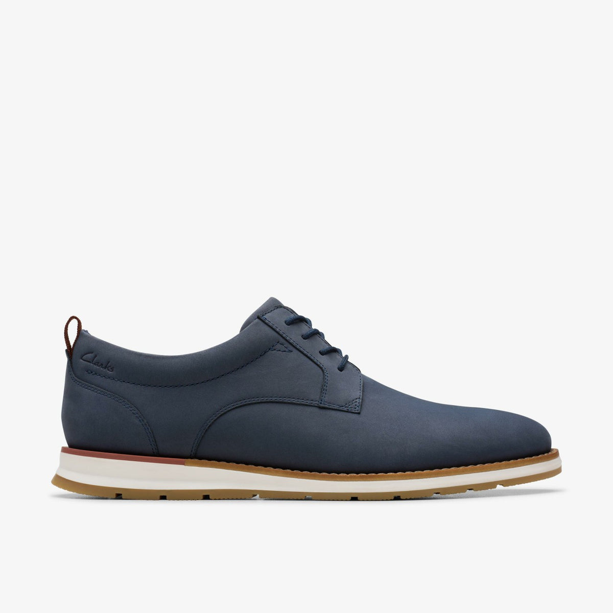 Clarks Lapford Lace Navy Nubuck