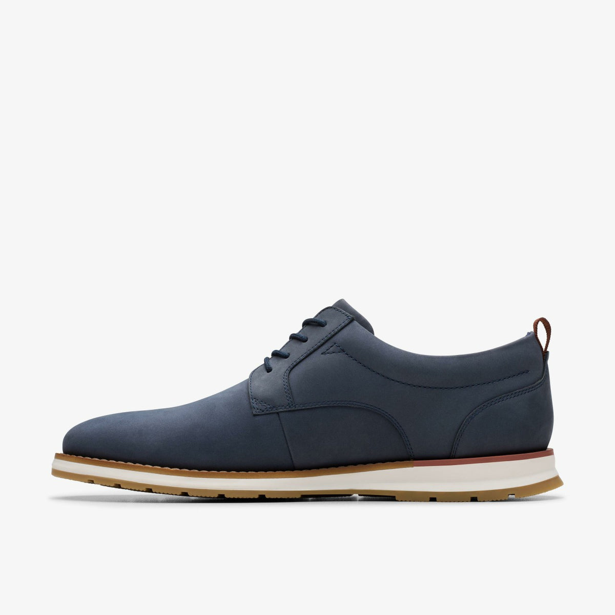 Clarks Lapford Lace Navy Nubuck