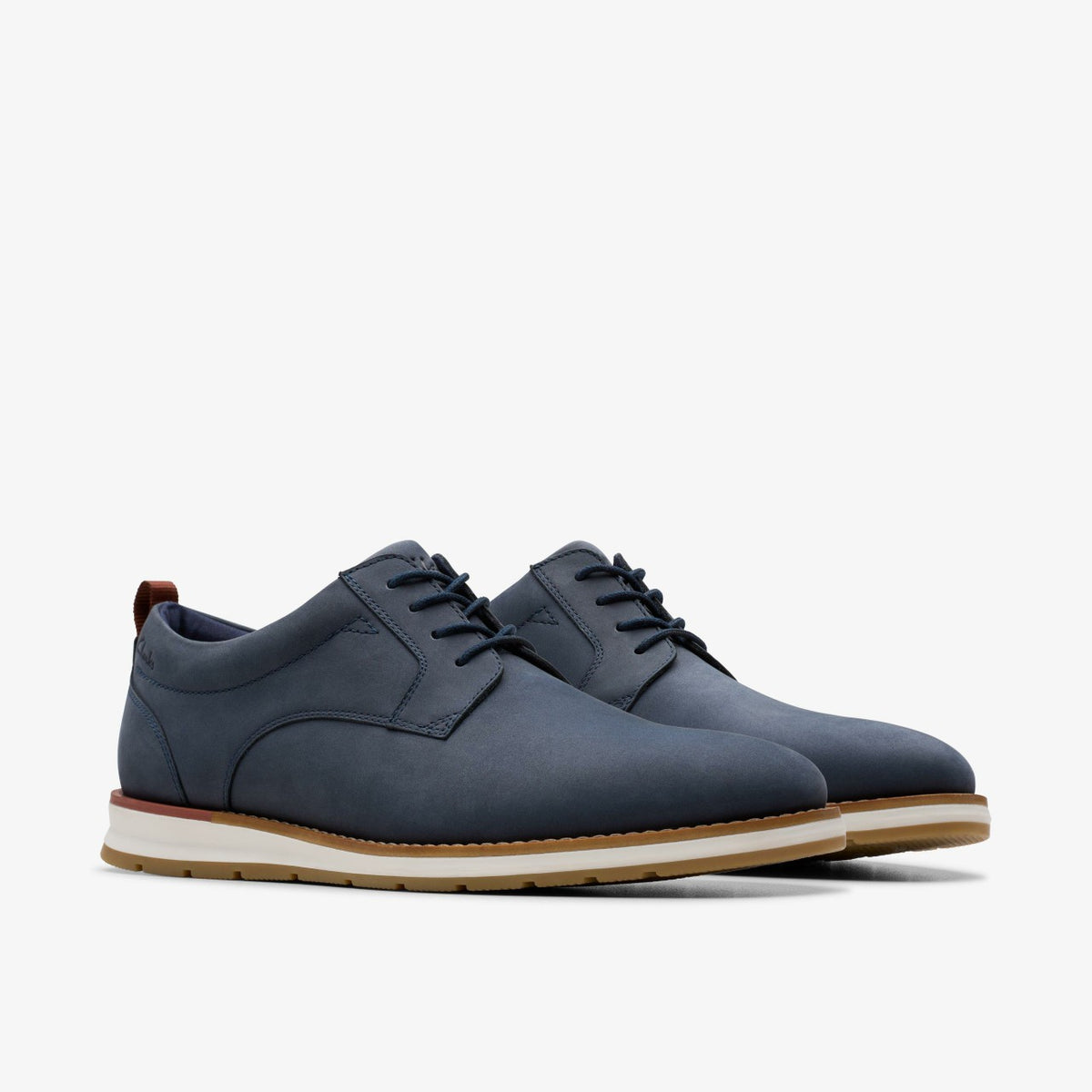 Clarks Lapford Lace Navy Nubuck