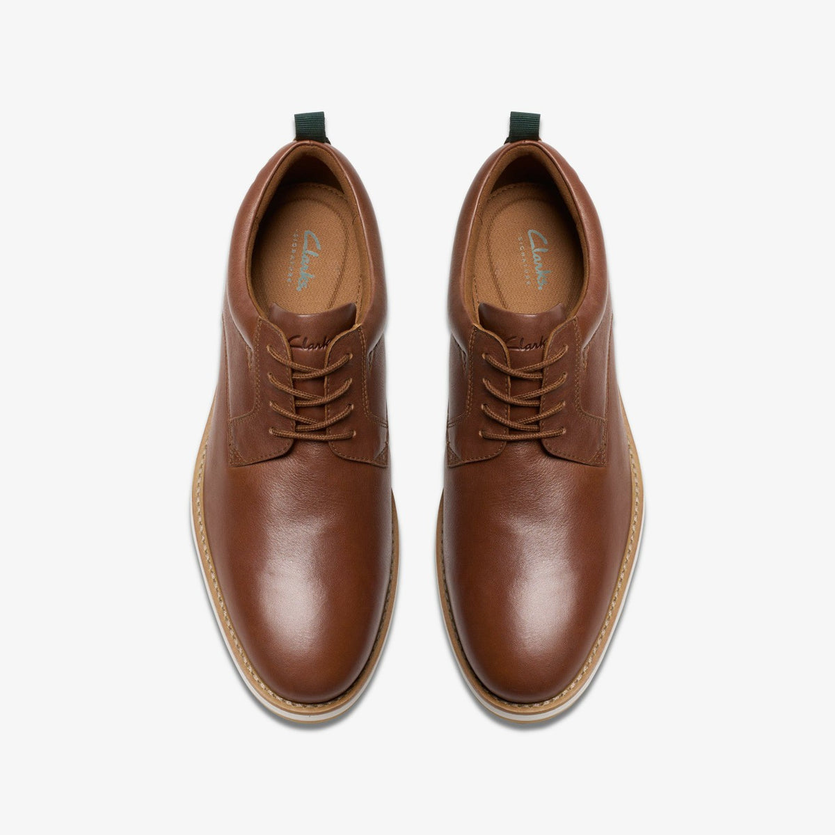 Clarks Lapford Lace Tan Leather