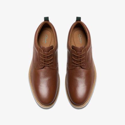 Clarks Lapford Lace Tan Leather