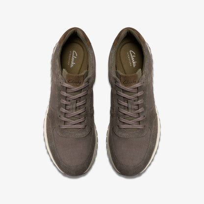 Clarks Radwell Lace Dark Grey Combination