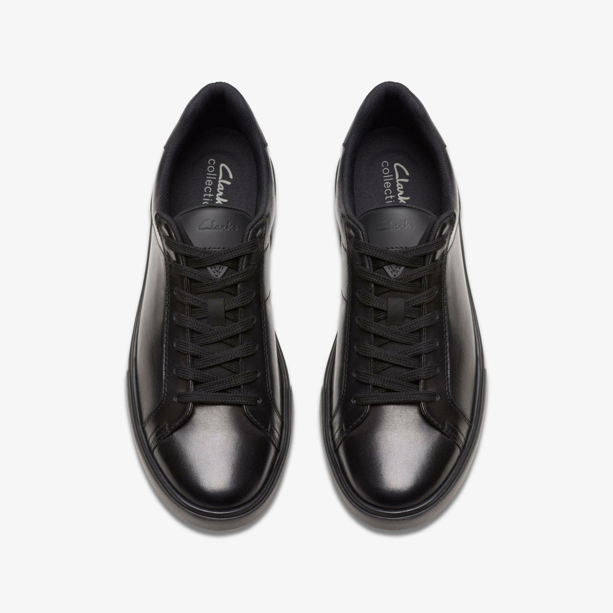 Clarks Romsey Lace Black Leather