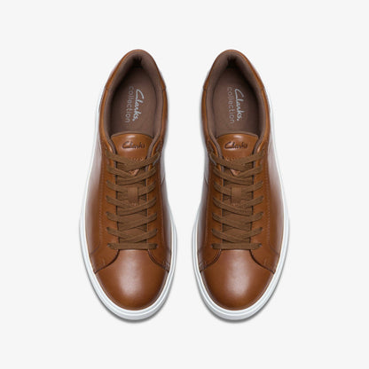 Clarks Romsey Lace Tan Leather