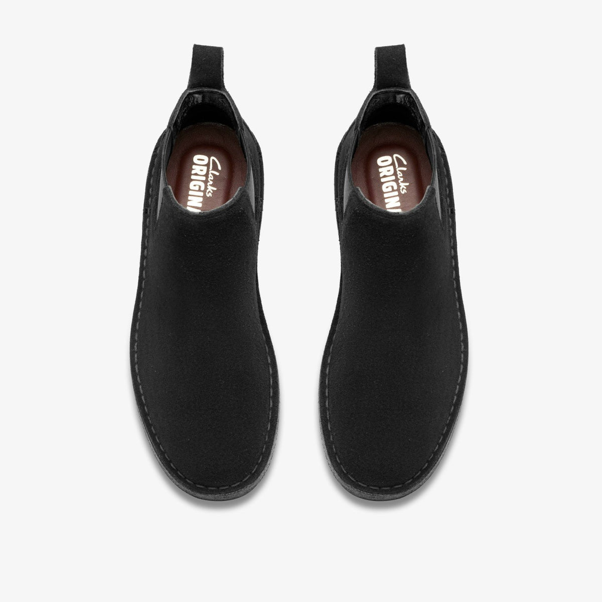 Clarks Desert Chelsea Black Suede