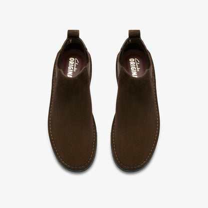Clarks Desert Chelsea Dark Brown Suede