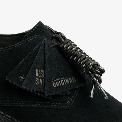 Clarks Desert London GORE-TEX Black Suede