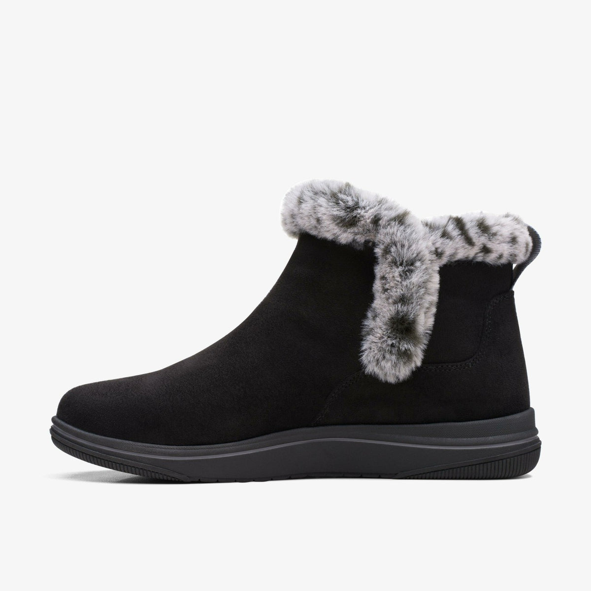 Clarks Brinkley Fur Black
