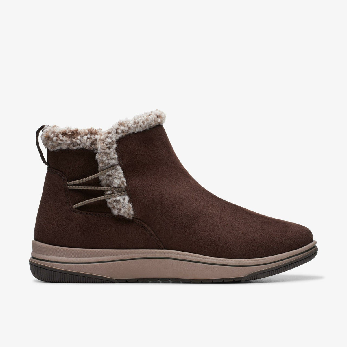 Clarks Brinkley Fur Dark Brown