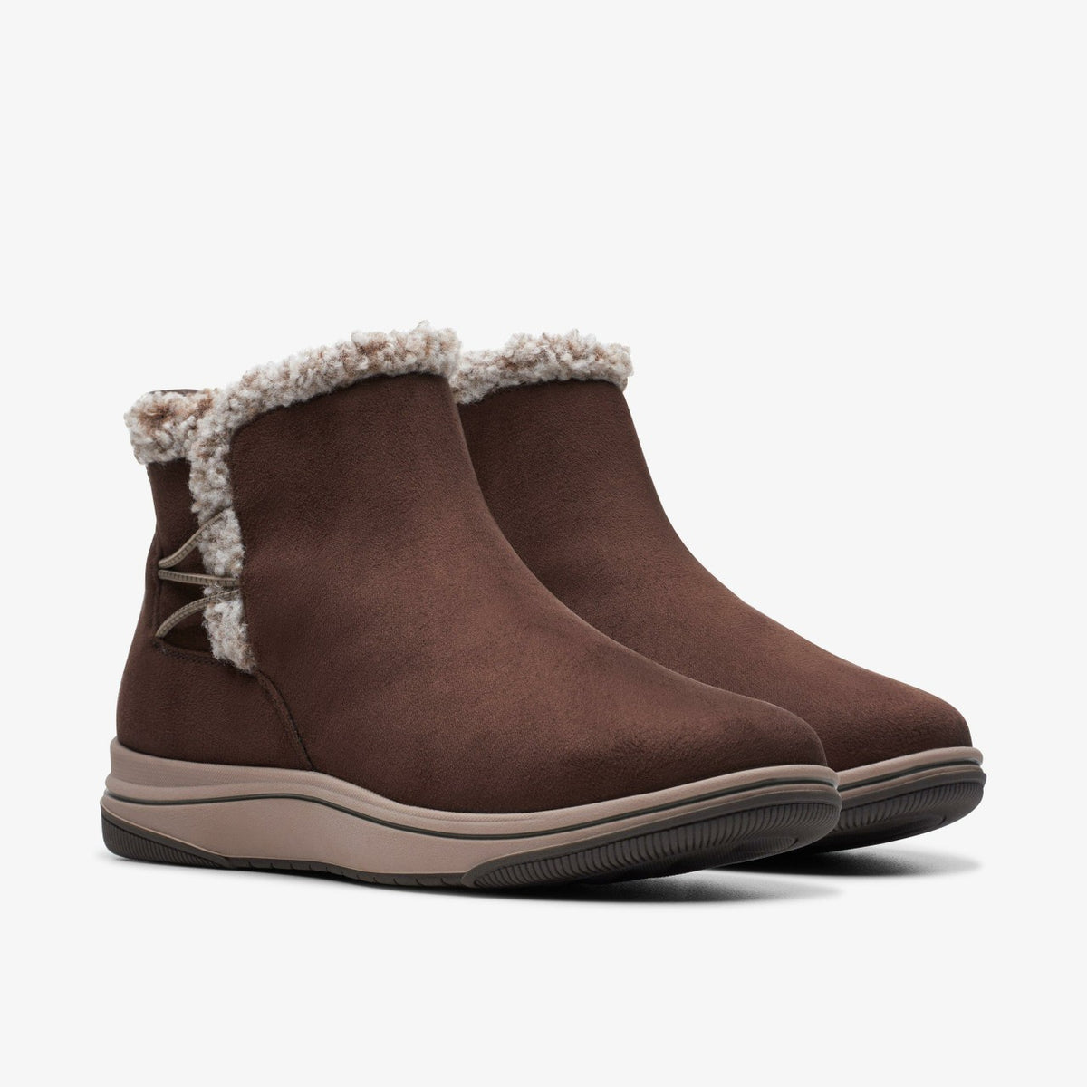 Clarks Brinkley Fur Dark Brown
