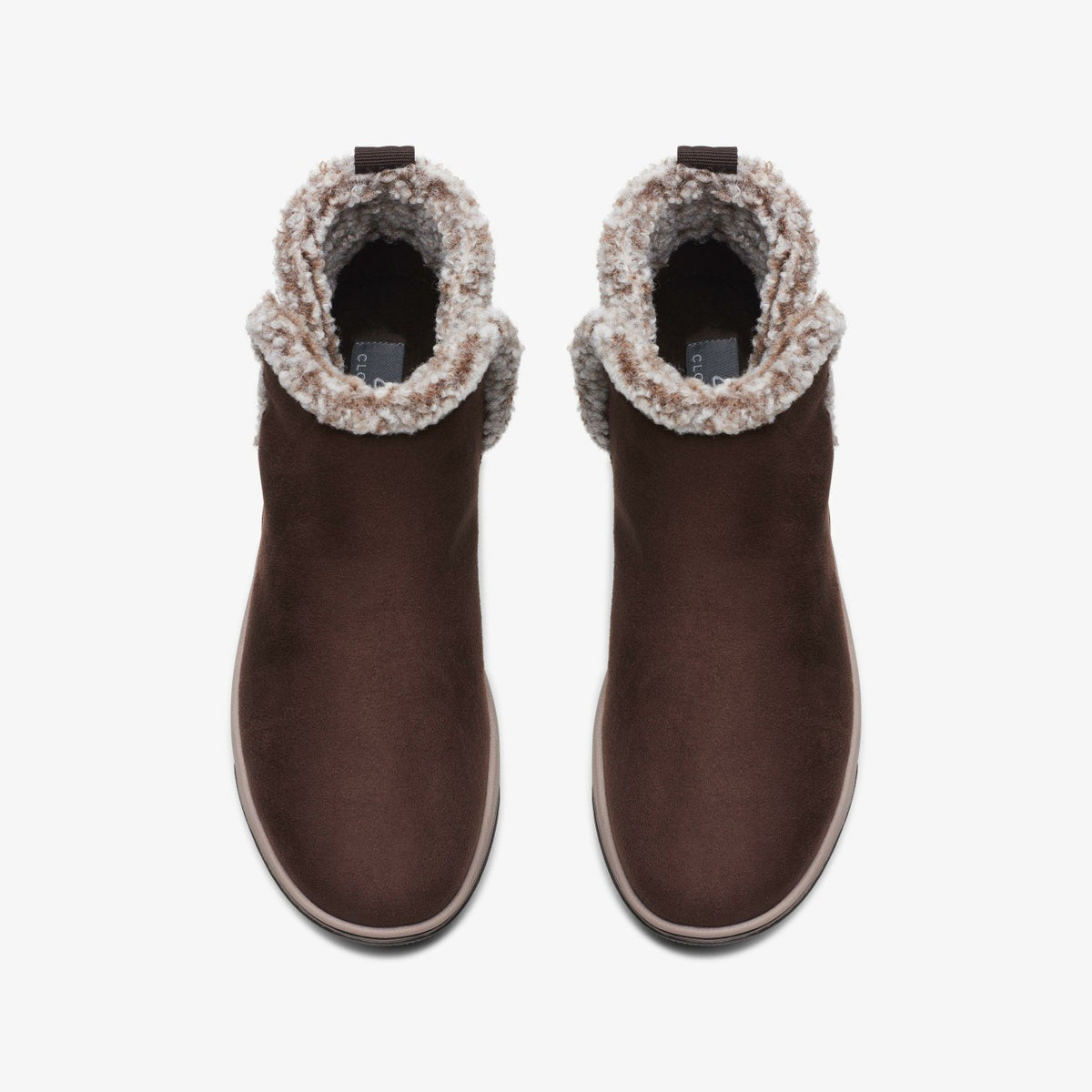 Clarks Brinkley Fur Dark Brown