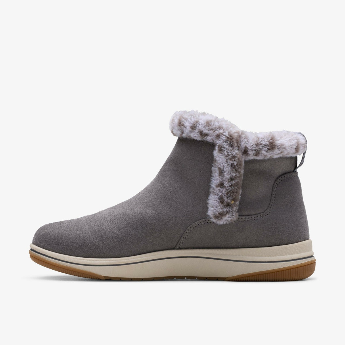 Clarks Brinkley Fur Dark Grey