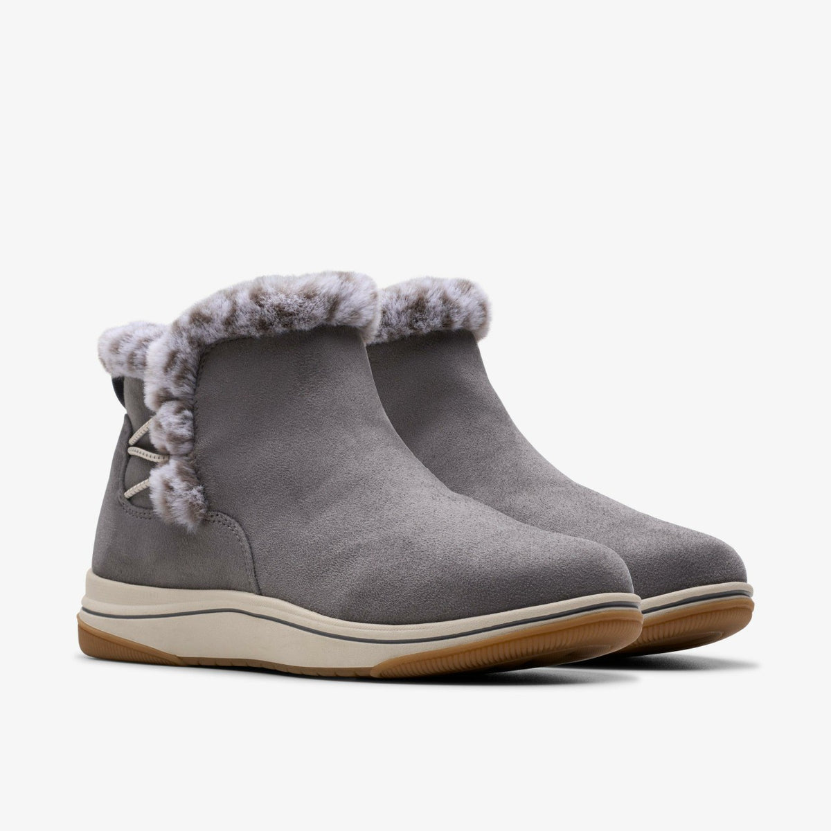 Clarks Brinkley Fur Dark Grey