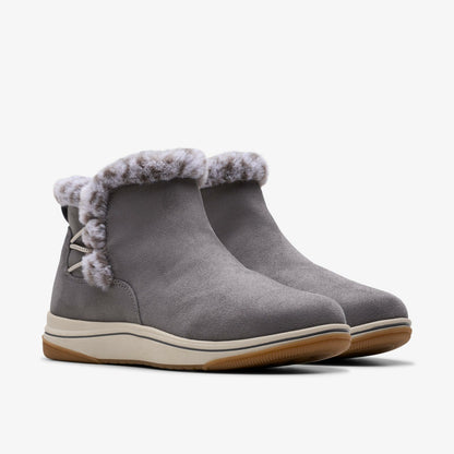 Clarks Brinkley Fur Dark Grey
