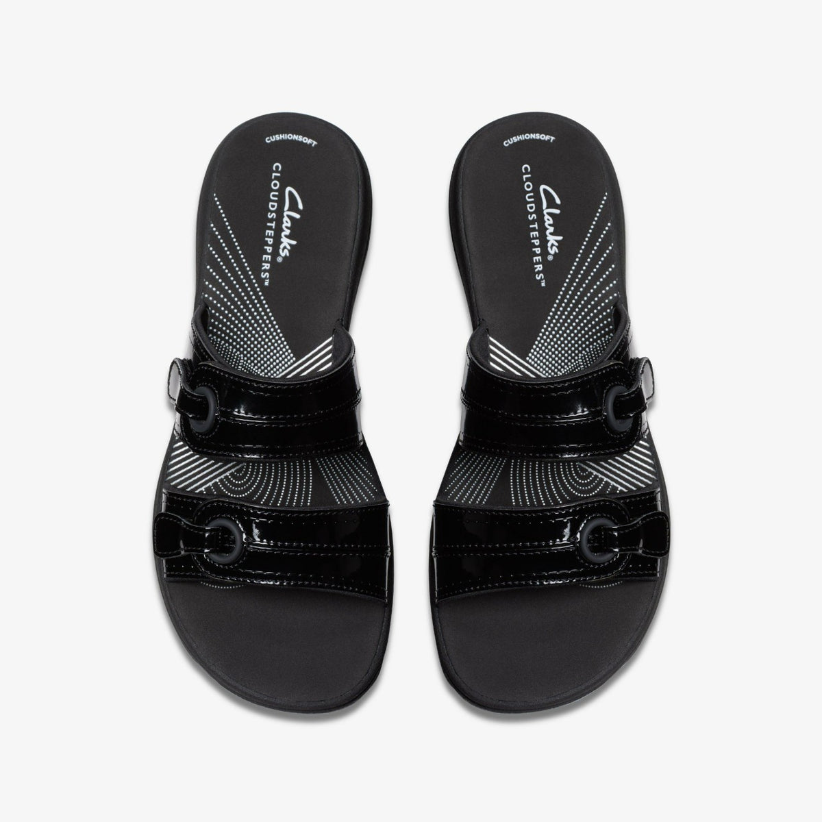 Clarks Brinkley Maye Black Patent