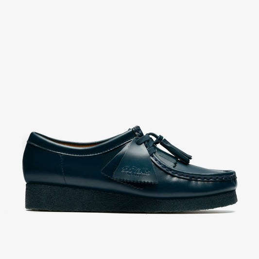 Clarks Wallabee Dark Teal Leather