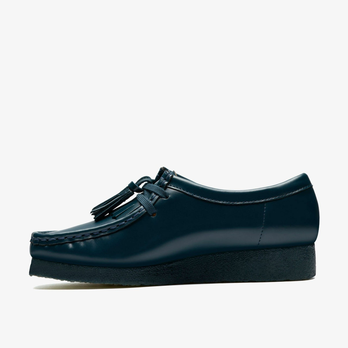 Clarks Wallabee Dark Teal Leather