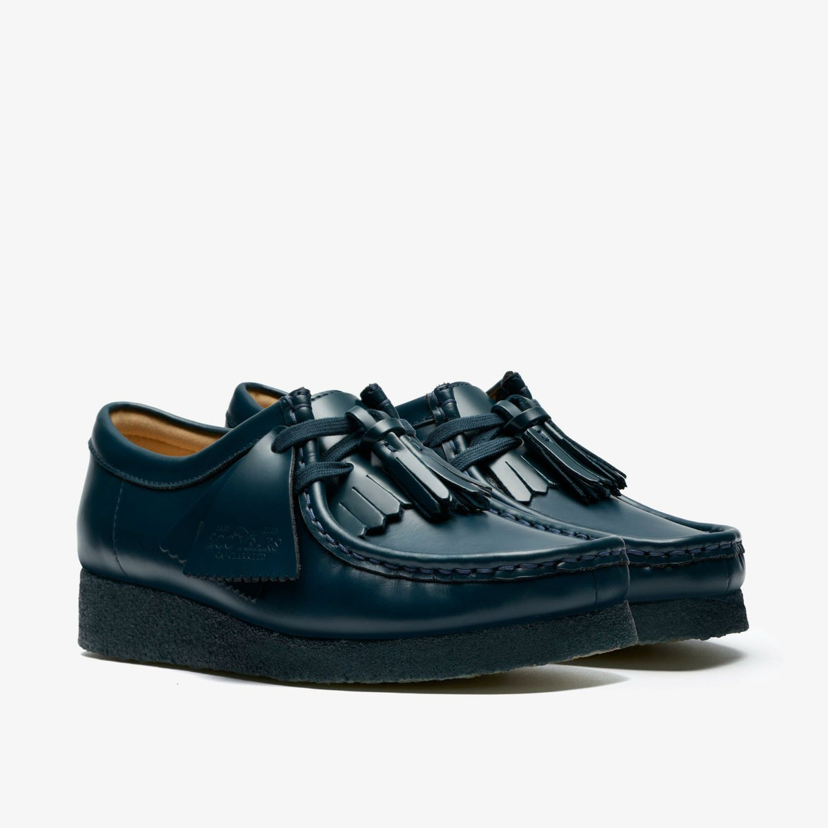 Clarks Wallabee Dark Teal Leather
