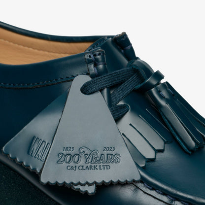 Clarks Wallabee Dark Teal Leather