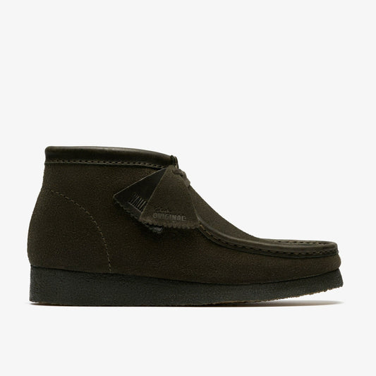 Clarks Wallabee Boot Loden Green Suede