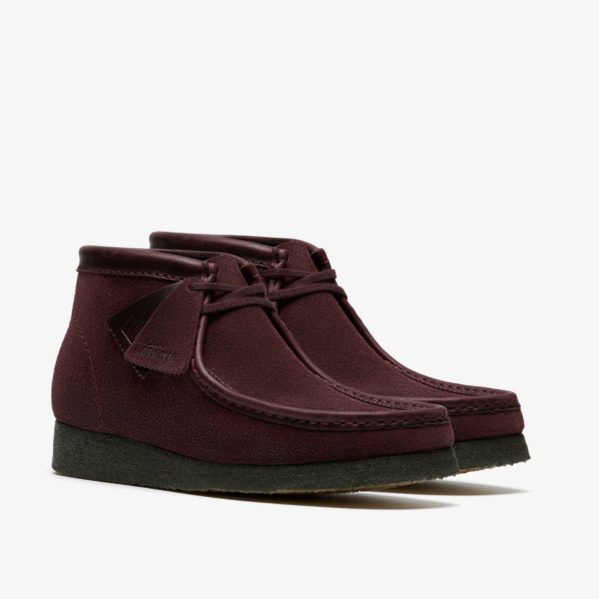 Clarks Wallabee Boot Purple Grape Suede