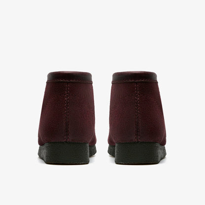 Clarks Wallabee Boot Purple Grape Suede