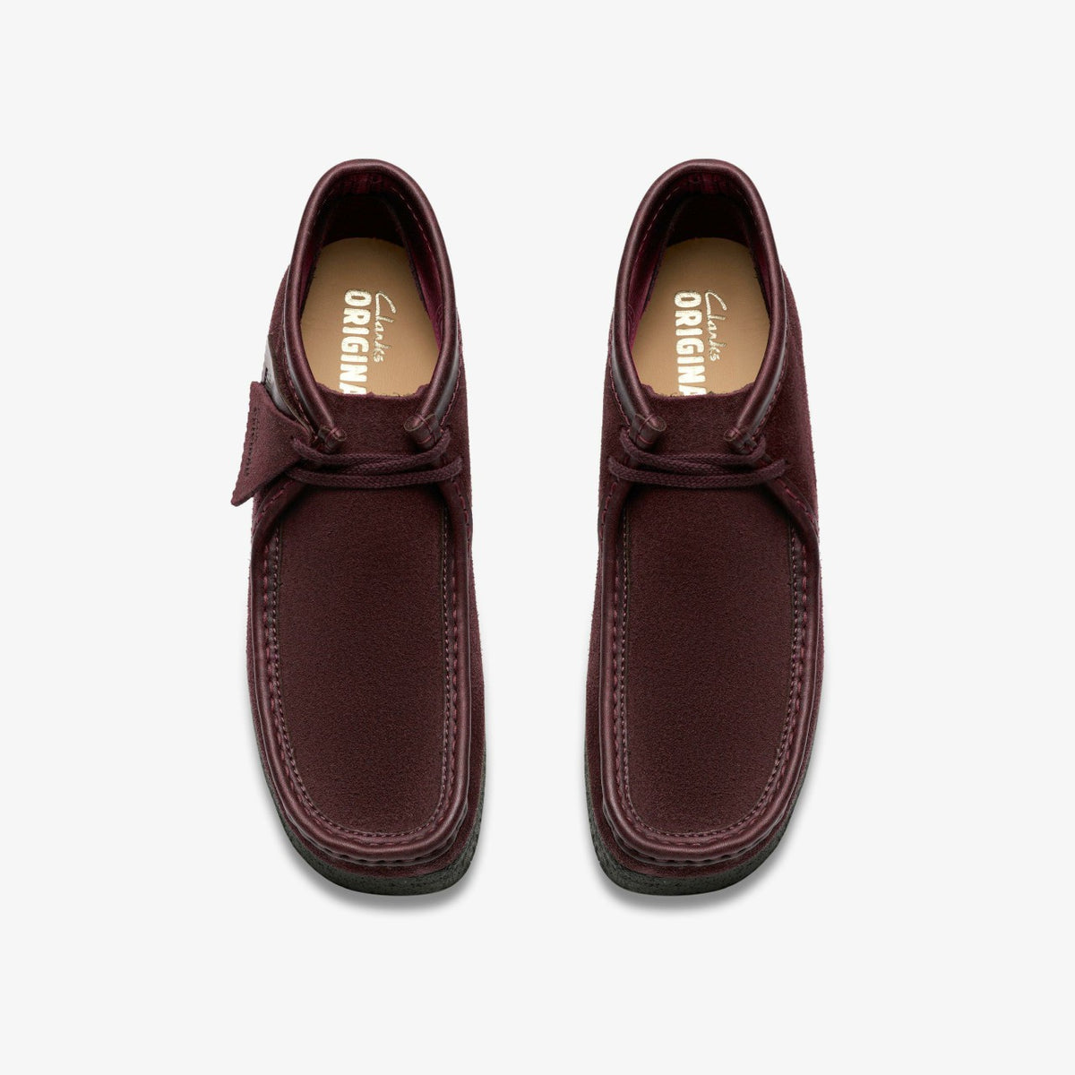 Clarks Wallabee Boot Purple Grape Suede