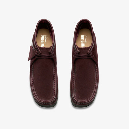 Clarks Wallabee Boot Purple Grape Suede