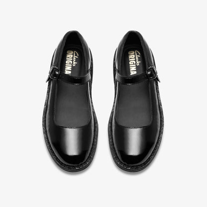 Clarks Desert Jane Black Patent