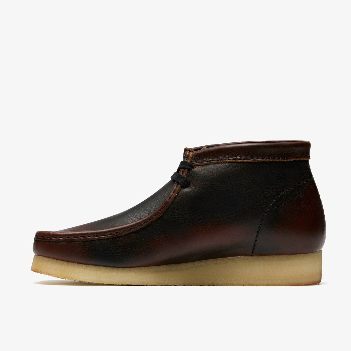 Clarks Wallabee Boot Dark Tan Combination
