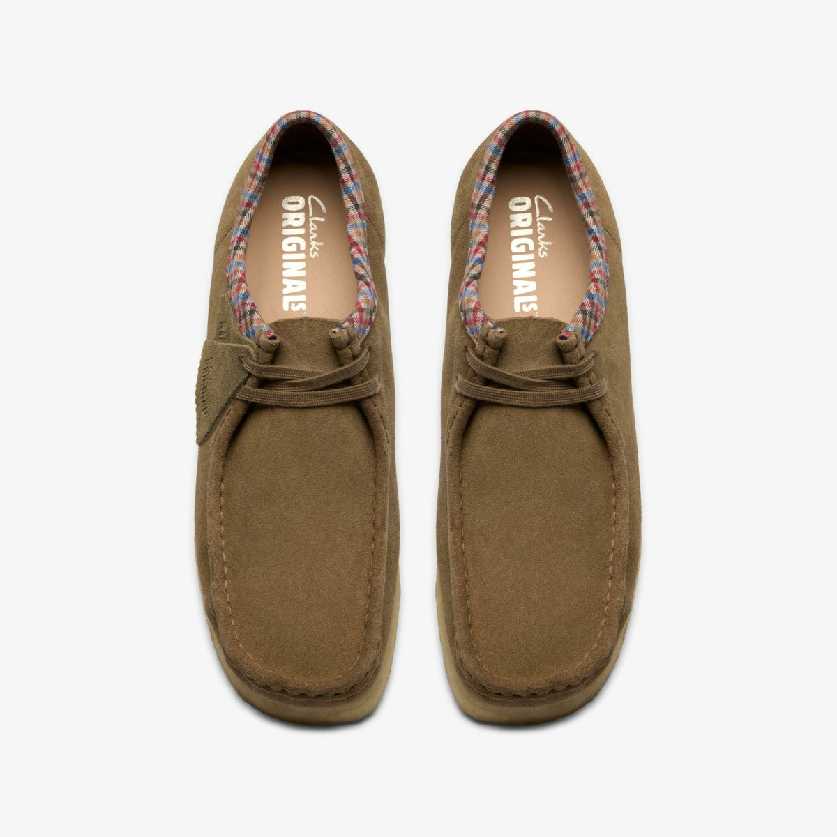 Clarks Wallabee Dark Taupe Combination