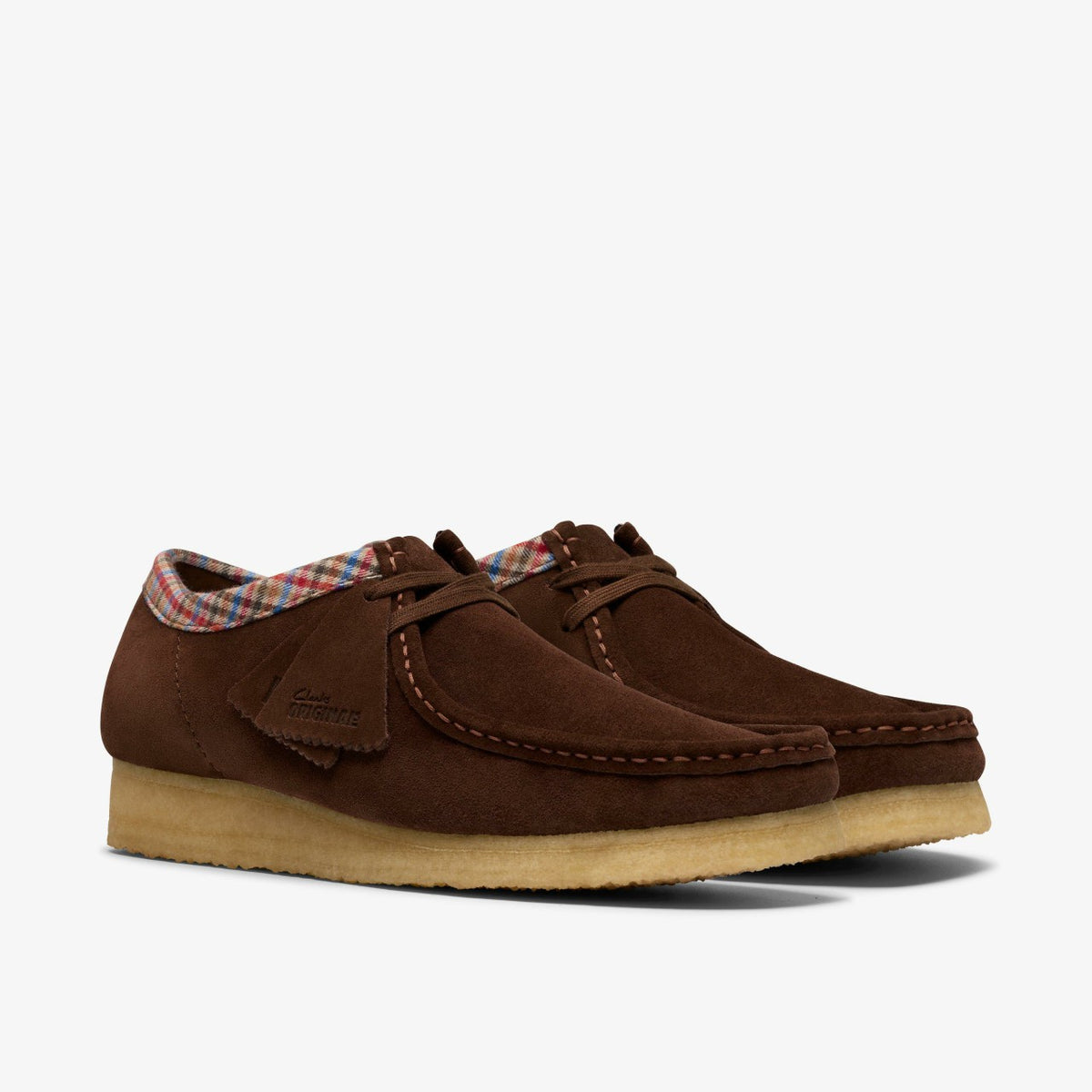 Clarks Wallabee Chocolate Combination
