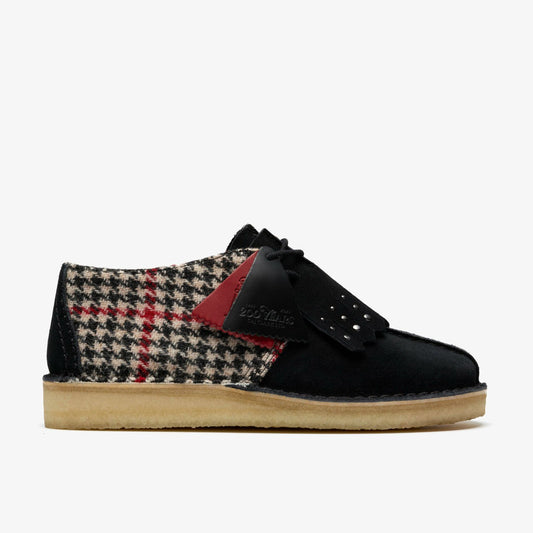 Clarks Desert Trek Black Tweed Combination