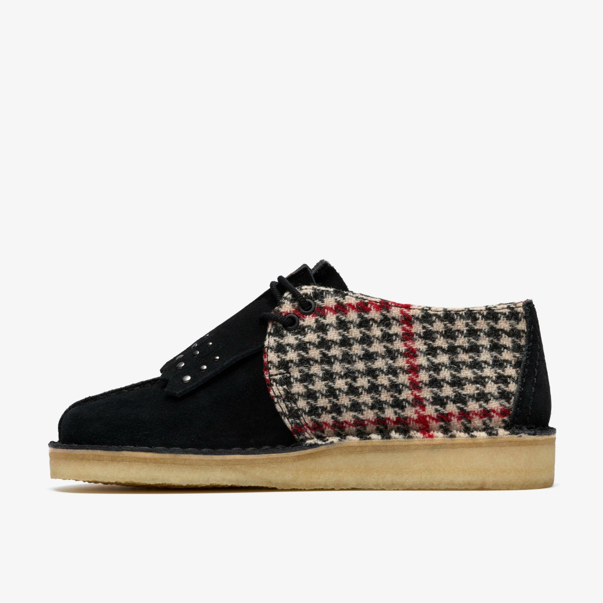 Clarks Desert Trek Black Tweed Combination