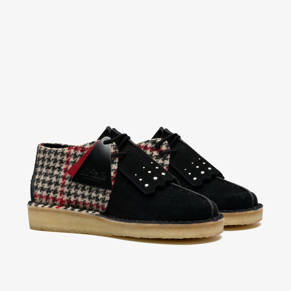 Clarks Desert Trek Black Tweed Combination