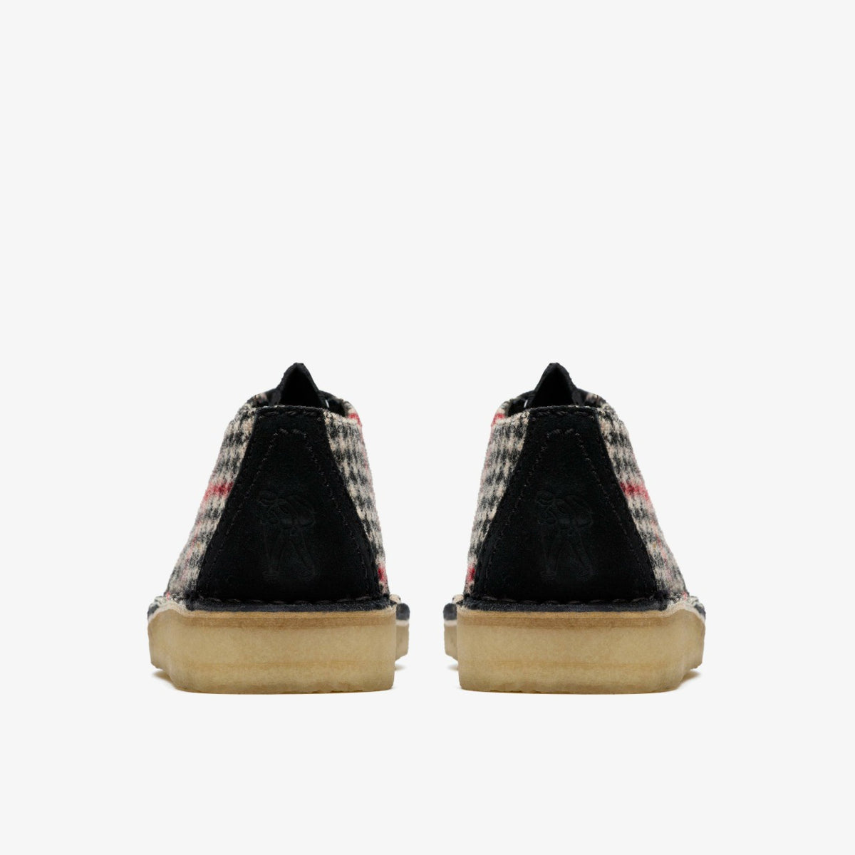 Clarks Desert Trek Black Tweed Combination