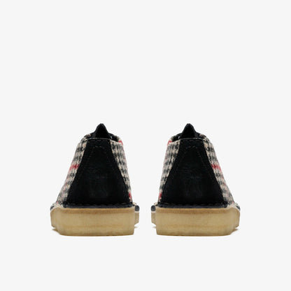 Clarks Desert Trek Black Tweed Combination