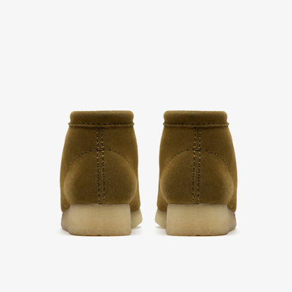 Clarks Wallabee Boot Green Suede