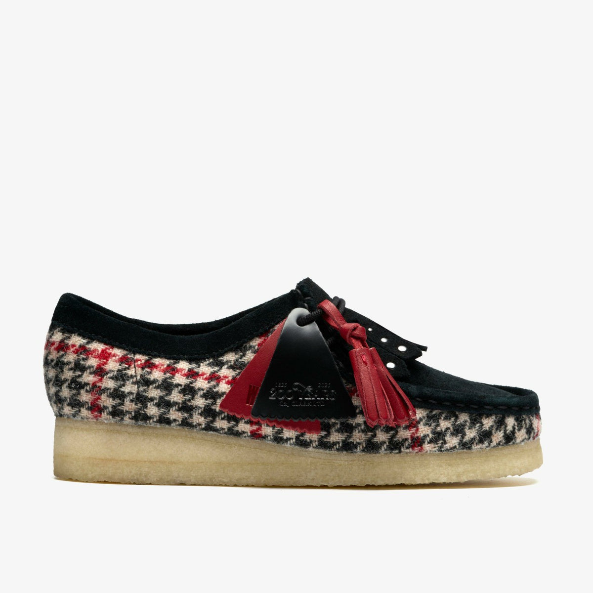 Clarks Wallabee Black Tweed Combination