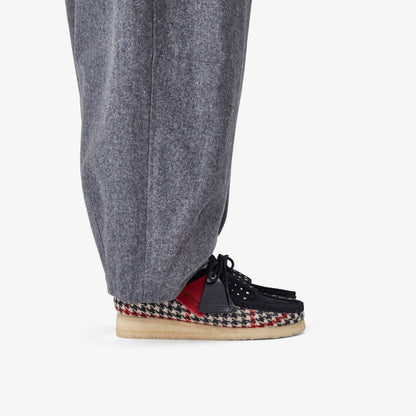 Clarks Wallabee Black Tweed Combination
