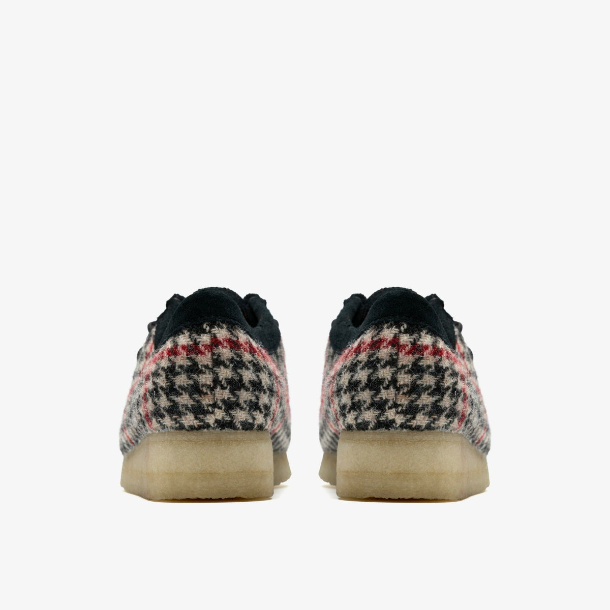 Clarks Wallabee Black Tweed Combination
