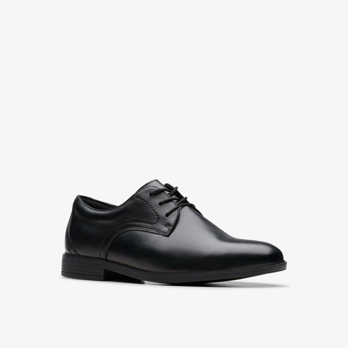 Clarks Jonwin Step Youth Black Leather