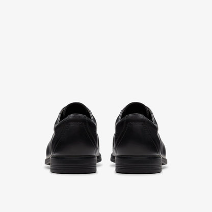 Clarks Jonwin Step Youth Black Leather