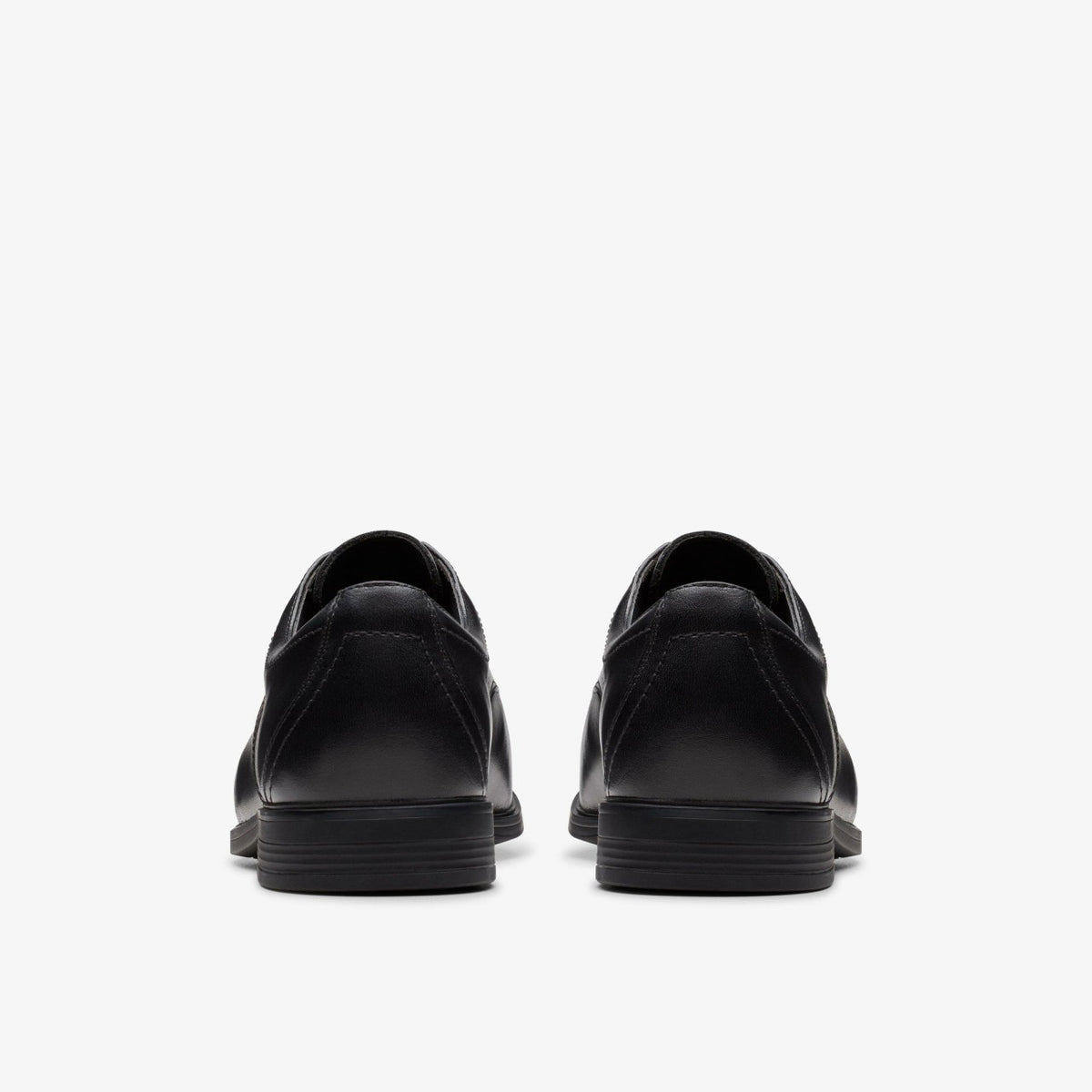Clarks Jonwin Loop Youth Black Leather