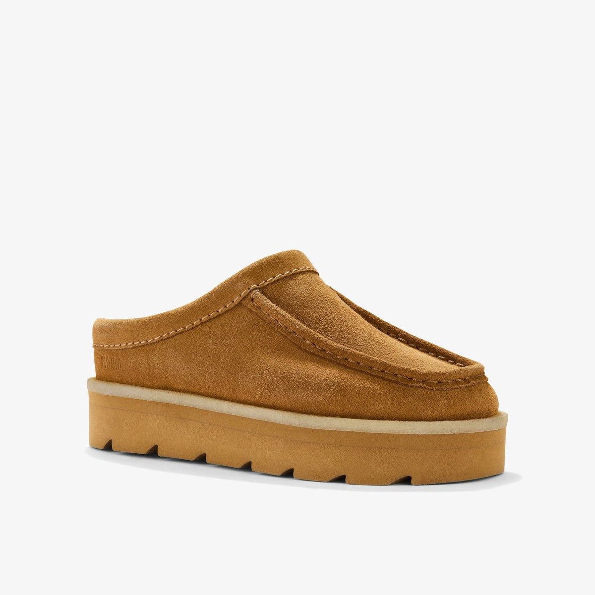 Clarks Meare Mule Caramel Warmlined