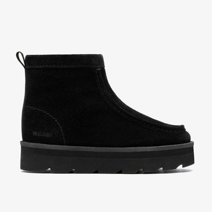 Clarks Meare Rooey Black Suede Warmlined